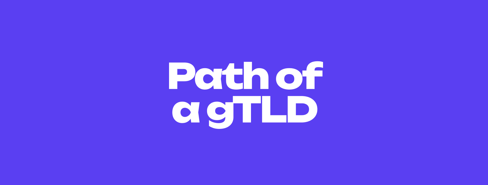 From application to delegation: the path of a gTLD