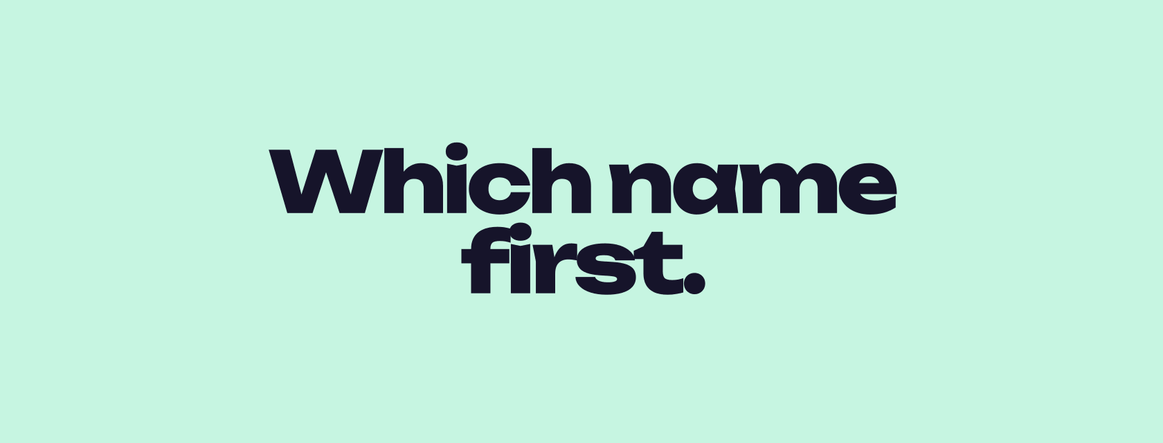 Group name, brands, products: which onchain names matter
