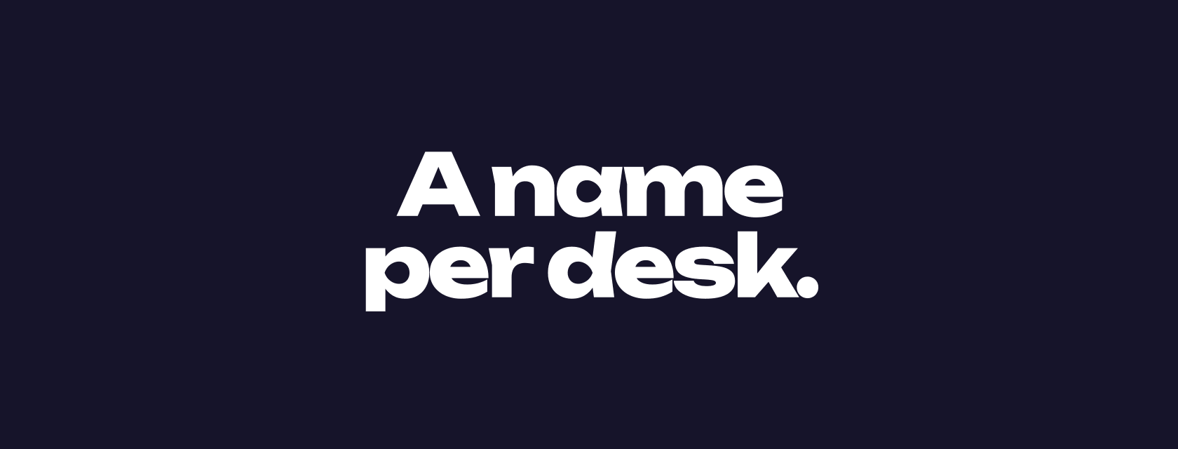 Names for staff and teams under your own TLD