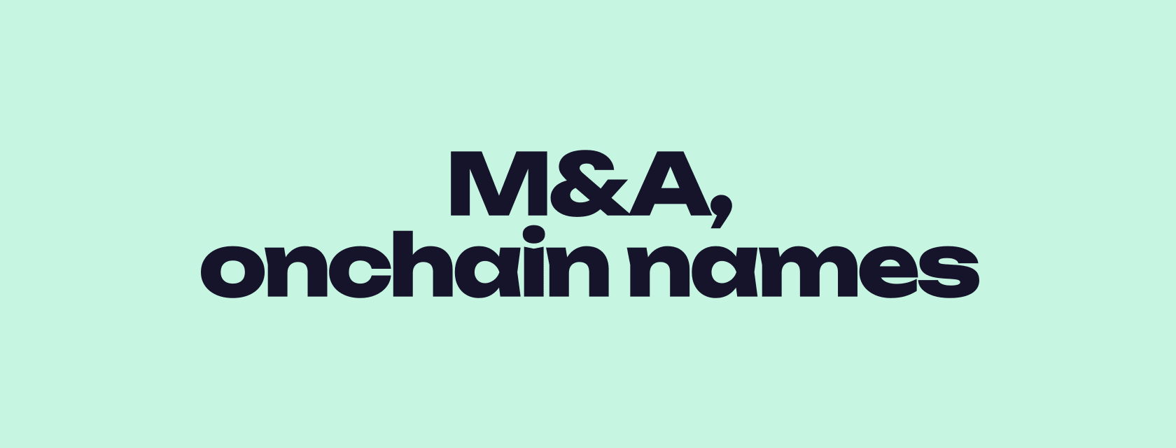 Onchain names in a company acquisition: the IP checklist