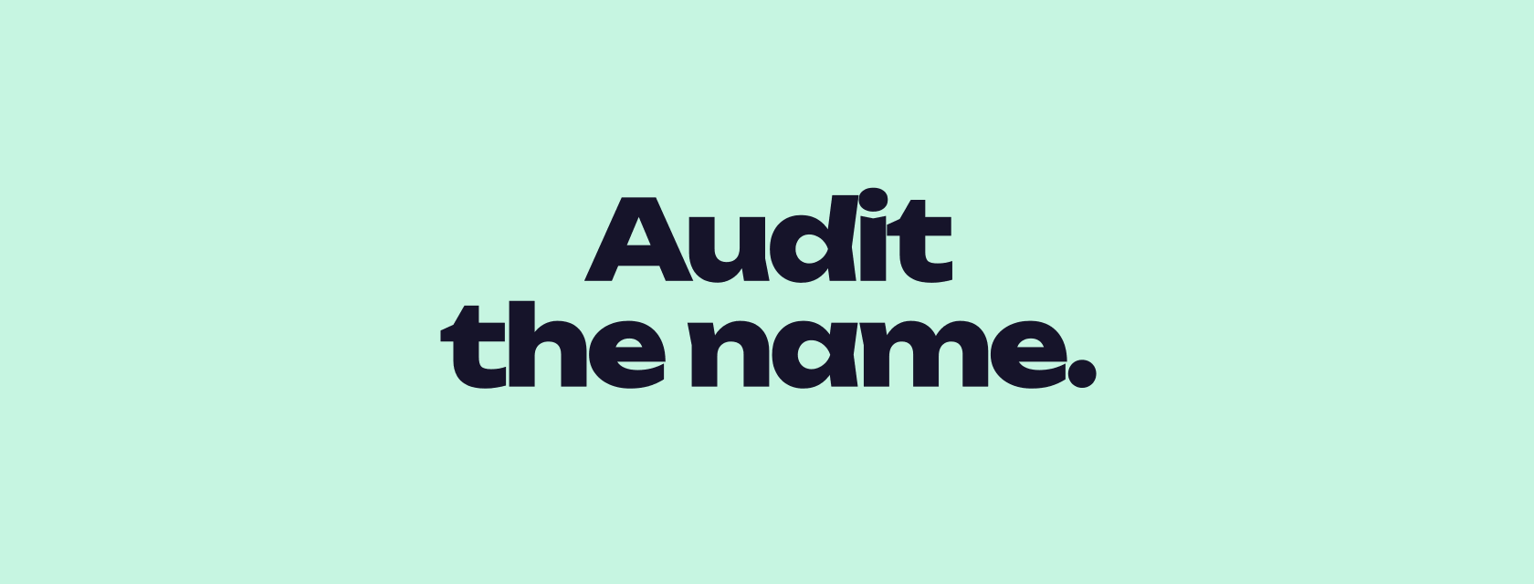 How to audit your brand's onchain namespace