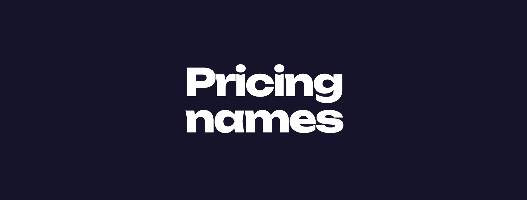 Pricing the names under your TLD