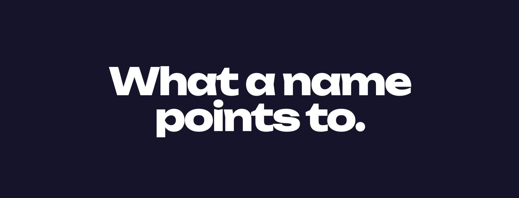 The records an onchain name can carry
