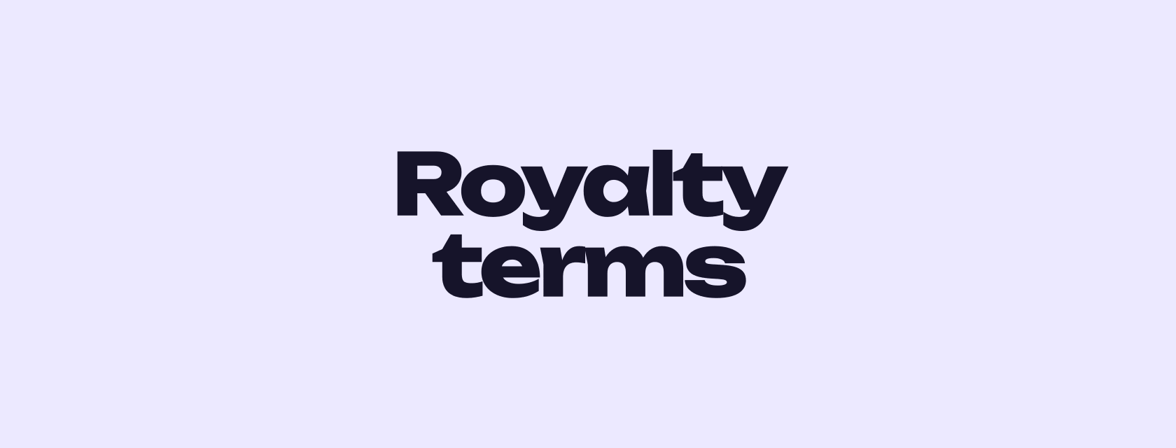 Royalty program terms when a TLD changes hands