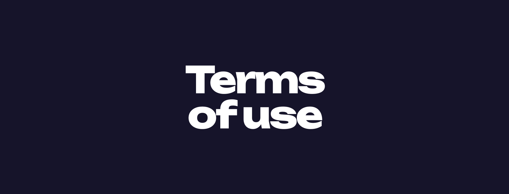 Terms of use for names issued under your TLD