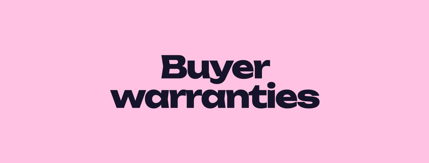 Warranties a buyer should ask a TLD seller for